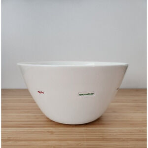Keith Brymer Jones White Clay Ceramic Huge Large Mixing Bowl 9" X 5" (P21)